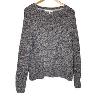 Victoria Secret Gray Marbled Weave Cotton Sweater‎